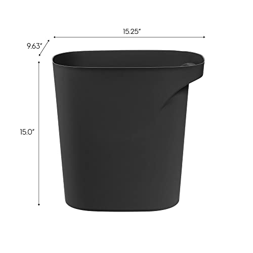 IRIS-USA-6-Gallon-24-Quart-Plastic-Wastebasket-Trash-Cans-for-Home-Office-Bedroom-Bathroom-Made-with-Recycled-Materials-Black-2-Pack