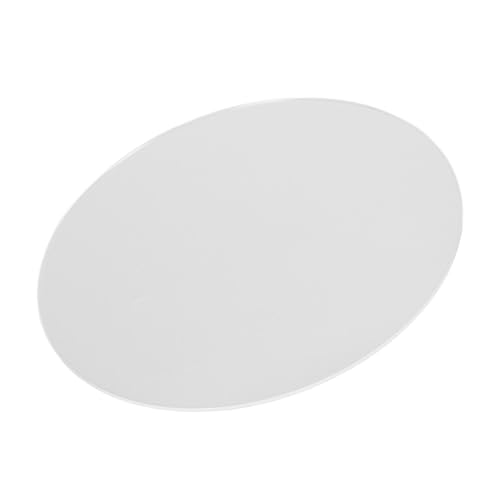 Althwuyu Tabla de cortar redonda de acrílico transparente con base de mango resistente, tabla de cortar para verduras, frutas y más