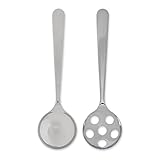 RSVP International Endurance Kitchen Collection Salad Serving Set, Dishwasher Safe, Set of 2, Stainless Steel
