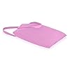 IMFAA Plain Large (50x40+60) Cm Tote 100% Cotton Canvas Reusable Shoulder/Hand Tote Shopping Bags. (Pink, 1) #5