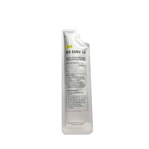 Toner de développement jaune MX60NV-SA pour Sharp MX3081 MX4081 MX5081 MX6081 200g