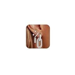 K4-Sliver Paperclip Earrings