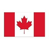 CafePress Canadian Flag Rectangle Car Bumper Magnet