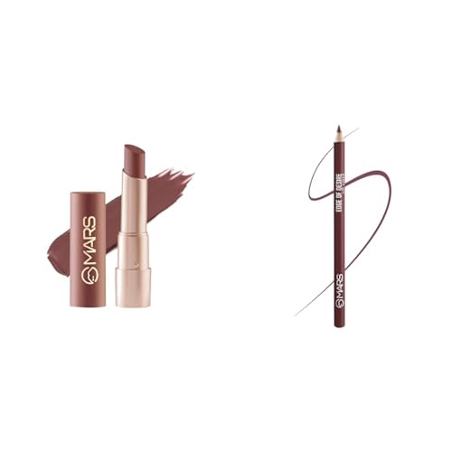 Image of MARS Creamy Matte Long Lasting Lipstick for Women & MARS Matte Lip Liner Combo
