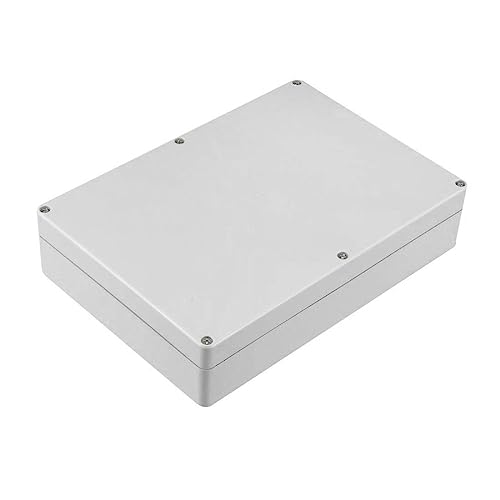 Outdoor Project Box,Saim ABS Plastic Waterproof Electronic Project DIY Junction Box Enclosure Case 263 x 182 x 60mm