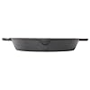 conthdots 12 inch Pre-Seasoned Cast Iron Skillet, Cast Iron Pan,Dual Assist Handles,Use for Grill, Stovetop, Induction, Oven Safe Cookwa (Black + Iron) #1