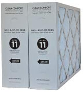 Clean Comfort AMP-M1-1056 MERV 11. Fits Clean Comfort, Goodman, Amana, SmartAir, Daikan, Reliance & Enercare Air Cleaners. Actual Size 15.375" x 25.5" x 5.25." Case of 2.