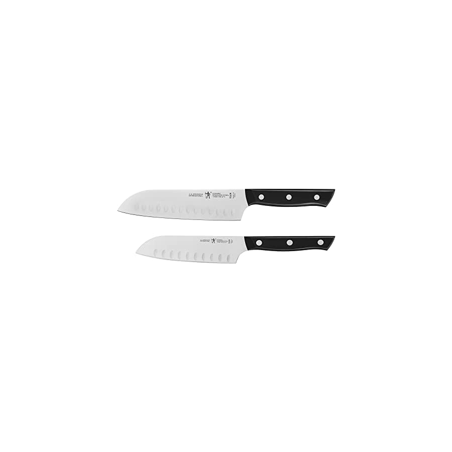 HENCKELS Dynamic Razor-Sharp 2-pc Knife Set, Santoku Knife 5.5 Inch, Santoku Knife 7 Inch, German Engineered Informed by 100+ Years of Mastery, Stainless Steel