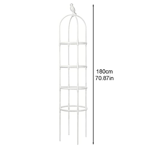 Rankhilfe für Kletterpflanzen Obelisk Rankhilfe Spirale Rankhilfe Struktur für Reben und Blumen