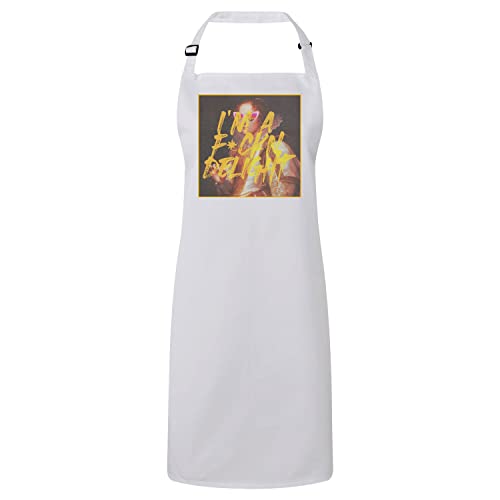 Tablier cuisine anti taches blanc Fabulous design parodie meme rigolo