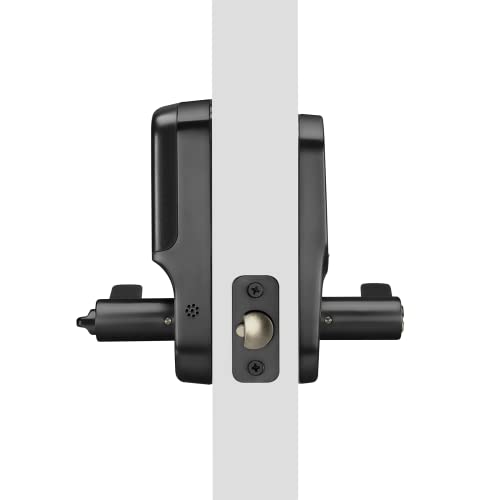 Image of Yale Assure Lever - Keypad Lever Lock (for Doors with no deadbolt) - Keyless Entry with pin Code Unlocking and one-Touch or Auto-Locking - Black Suede