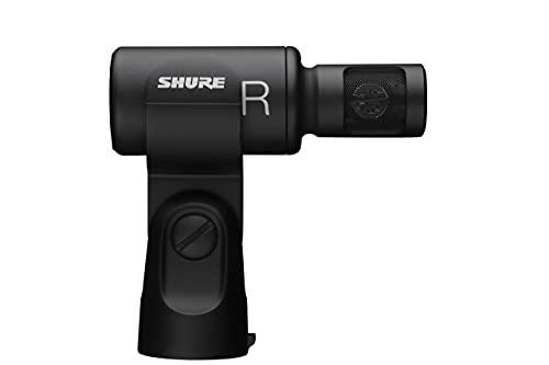 Shure Mv88+ Stereo Usb Microphone - Condenser Microphone For Streaming And Recording Vocals & Instruments, Mac & Windows Compatible, Real-Time Headphone Monitoring Output, Travel Friendly - Black #TOP7