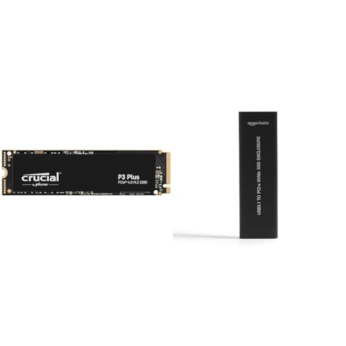 Image of Crucial P3 Plus 1TB PCIe 4.0 3D NAND NVMe M.2 SSD, up to 5000MB /s - CT1000P3PSSD8