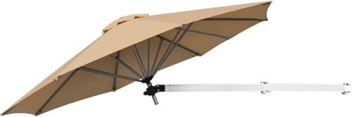UV Protection Wall-Mounted Cantilever Umbrella