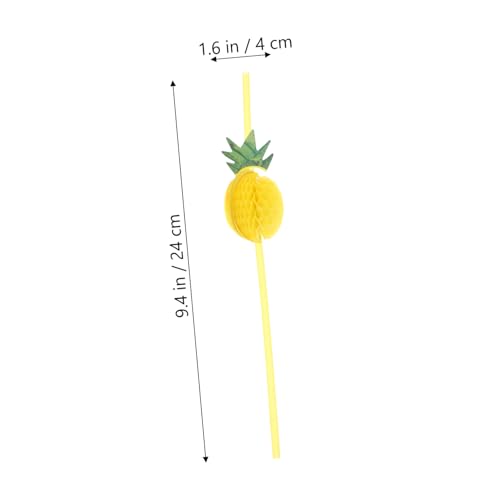 Pitillos desechables con forma de piña 30 pcs miniatura 2
