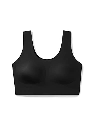 True & Co Womens True Body Scoop Neck Bra, Black, Xl 38C-D 40A-B Us #TOP4
