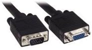 6ft Premium Molded VGA Male to Female Monitor Extension Cable with Ferrites