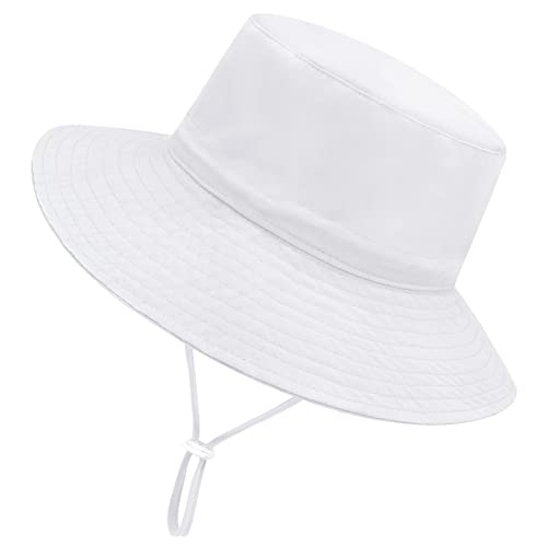 Image of Sarfel Baby Sun Hat Summer Baby Boy Hats UPF 50+ Sun Protection Toddler Hat Bucket for Baby Girl Adjustable Kid Cap