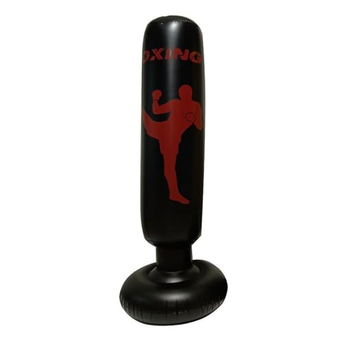 Bolsa de boxeo inflable para niños con columna de boxeo, saco de arena para niños, boxeo, patadas, juguetes de entrenamiento juvenil