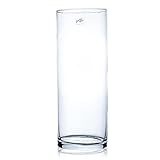 Lieferung ohne Dekoration! Sandra Rich Glasvase, Dekoglas CYLI, 40cm, Ø 15cm, Glas, zylindrisch Rund