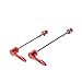 Quick Release Skewer Hub Quick Release Skewers Mountain & Road Bike Bicycle QR Levers Outer Diameter 100/135mm Accessory(Red)