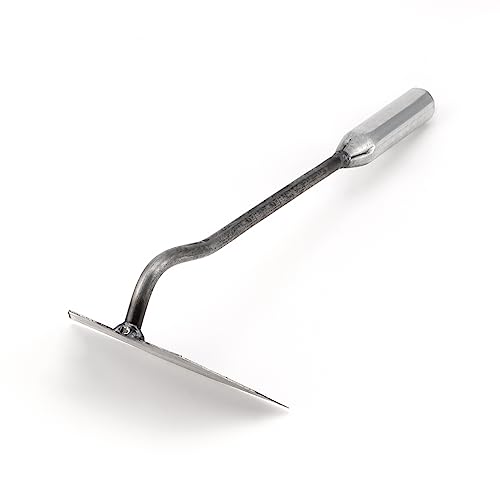 ZEONHEI 4 PCS Garden Hoe Tool Set, Hardened Hollow Hoe Garden Edger Weeder, Sharp Handheld Hoe for Weeding, Loosening Soil, Planting