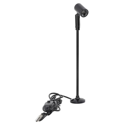 KKPLZZ Stehender Schrank-Spotlight, LED-Schmuck-Display, USB-betrieben, Aluminium-Mini-Lampe f&uuml;r Kunstmalerei