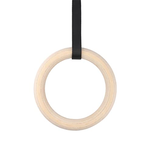 Anillas Gimnasia Madera con Correas Ajustables 2.8cm x 4.5m miniatura 2