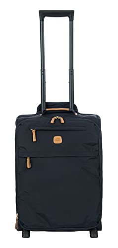 Brics-Expandable-Cabin-Trolley-X-Collection-Carry-on-Suitcase-with-2-Double-Wheels-Durable-and-Ultra-Light-Size-39x55x2023-cm-Ocean-Blue