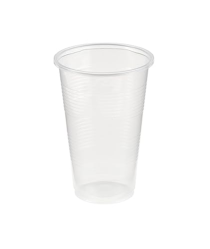 Caterpack by Robinson Young Plastic Tumblers 0.5 Pint Clear Plastic Half Pint Party Cups Disposable and Recyclable 50 Pack