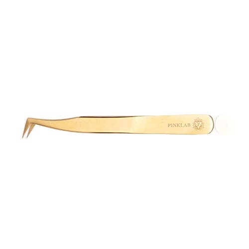 Rev Pro Gold 90 degree tweezer for 3D 6D Eyelash Extensions by PINKLAB image 3