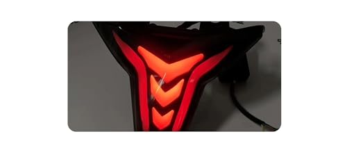 Luz trasera de freno para rutas nocturnas en moto ZX 4RR y Z1000 intermitente integrado visibilidad 3