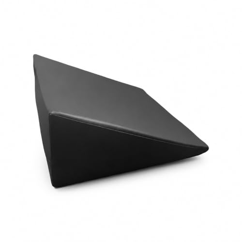 Healthy You Physical Therapy/Massage Table Positioning Back Wedge 22 x 20 x 10 (Firm Wedge Black)