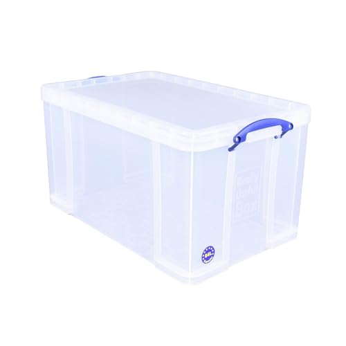 Really Useful Box Boîte à fiche en polypropylène 84 L Transparent