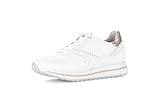Gabor Baskets basses pour femme, Poudre blanche 52, 37.5 EU Weit