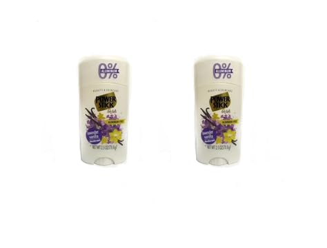 Beauty and Skin Care Power Stick For Her Lavender Vanilla Scent - Aluminum Free - 2 Pack, w/Phyphys Tip Card