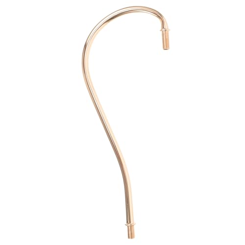 Image of Homoyoyo Curved Lamp Stem Threaded Lamp Replacement Parts for Table Repair Hollow Center Lighting Fixture Accessory Diy Kit Stem 11.41 in