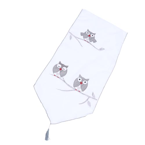 Cortina triangular búho para decoración de ventanas en hoteles y oficinas con estilo rural 2