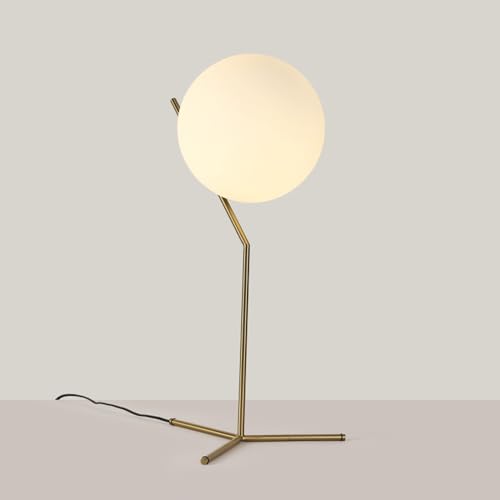 Lampada da tavolo sfera di vetro 'NOLA' - E27 - Ø 25cm