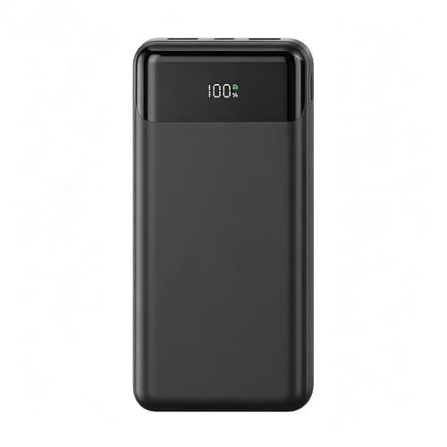 Power Bank 20000mAh with Built in 3 Cable 22.5W Fast Charging Portable Charger PD 3.0 QC 3.0 USB-C Input & Output LED Display Camping Battery Pack for iPhone Samsung iPad and More