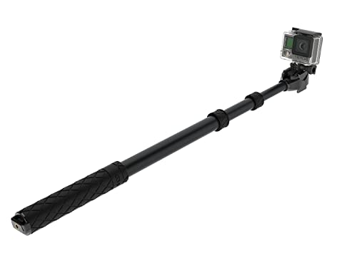 GoScope BOOSTplus- Telescoping Extension Pole/Monopod Compatible with New GoPro® Hero12, and DJI OSMO Action 4: Expands 17.5