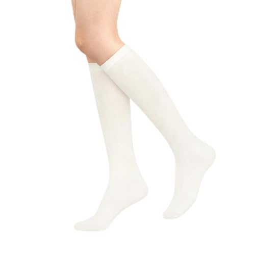 Image of Benefeet Sox Womens Girls Gradient Mint Green Knee High Socks Soft Casual Novelty Thin Nylon Tube Socks Teens Long Sock Cozy Calf Sock Knee High Stockings Gradient Green