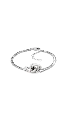 Tommy Hilfiger Jewelry Pulsera de Doble Cadena para Mujer en Acero Inoxidable con un Nudo Marinero - 2780990