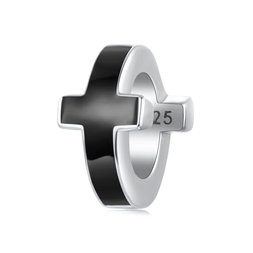 Kreuz-Charm, 925er Sterlingsilber Bead für Pandora Armband Damen