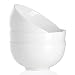 Malacasa 64-Ounce Porcelain Big Bowl Set, 8 Inches Soup Bowls for Rice, Ice Cream, Dessert, Salad, Fruit, 3 Packs, Ivory White