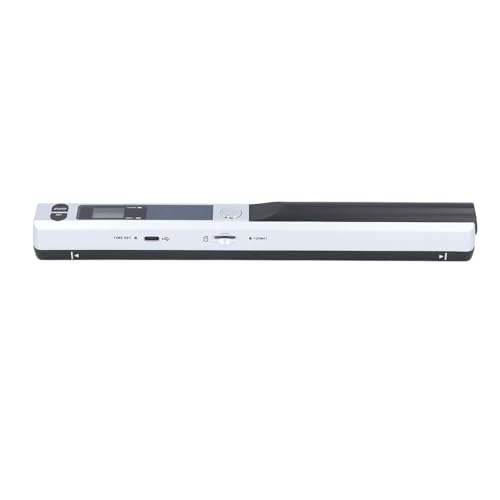 Escáner de Documentos Portátil Escáner Portátil para Documentos A4 Imágenes Fotográficas Recibo 8.27 Pulgadas HD 900DPI Color Varita de Escáner Portátil Móvil para Viajes en Casa