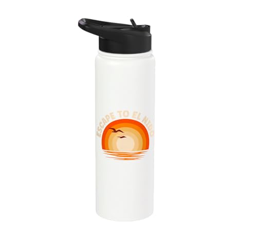 Escape to El Nido Stainless Steel Insulated Water Bottle