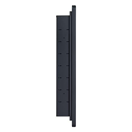 Image of TEHOME Farmhouse Black Recessed Rectangle Bathroom Medicine Cabinet 20x30