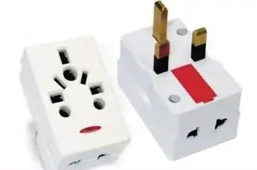 RV Enterprise Conversionto Type-G (Flat pin) (UK, UAE, Singapore) Travel Adapter Plug with Universal Slots, 13 Amp with Fuse (Pack of 2)-image-31