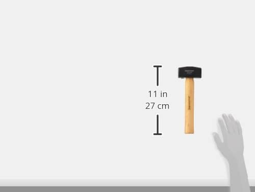 Silverline Lump Hammer HA60 with dimensions overlay, showing a length of 11 inches (27 cm).
